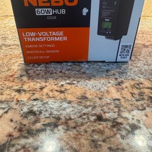 Nebo 60w Hub Low Voltage Transformer With 4 Mode Settings, Photocell Sensor New